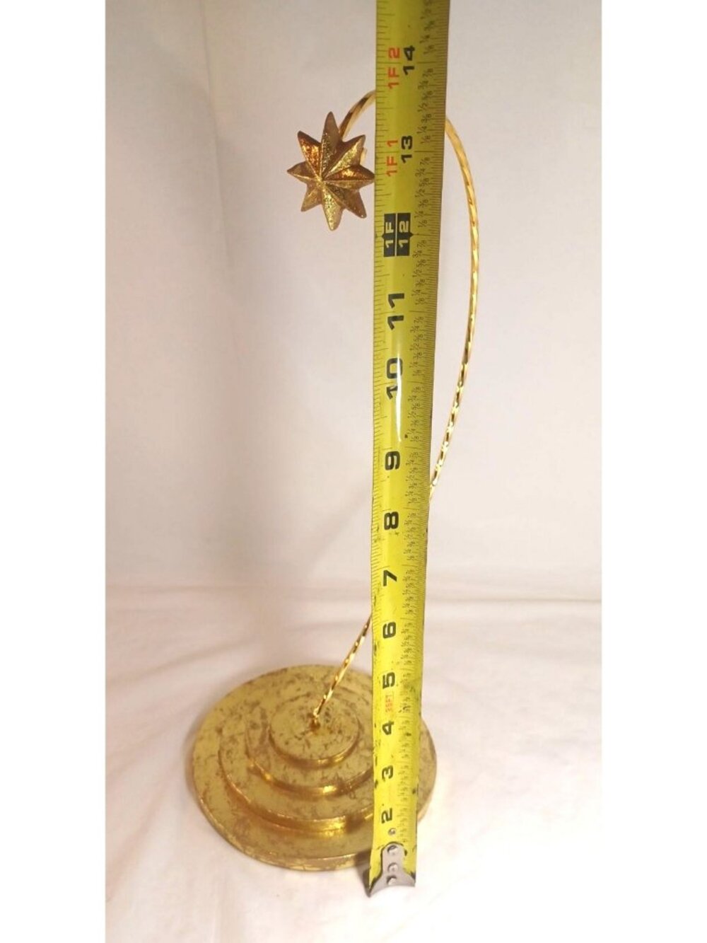 Christopher Radko Christmas Ornament Stand Deco Starlight Gold Display Hanger - Picture 10 of 13